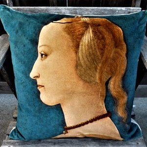 DECORATIVE PILLOW/Portraits Collection/Velvet
